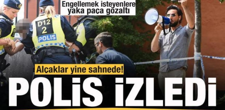 İsveç çizgiyi aştı! Cami önünde Kur’an-ı Kerim yakıldı, polis izledi