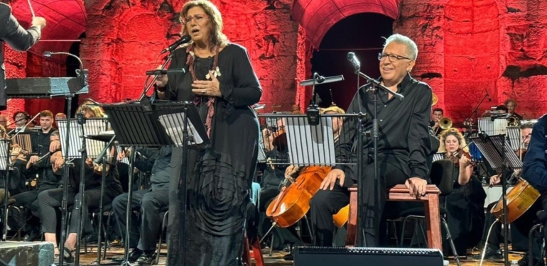 Zülfü Livaneli ve Maria Farantouri, Atina’da dostluk konseri verdi
