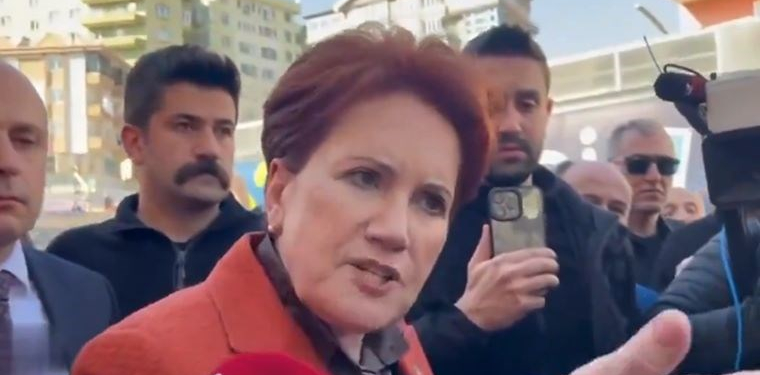 Meral Akşener yurttaşla tartıştı: ‘Oy vermezseniz vermeyin’