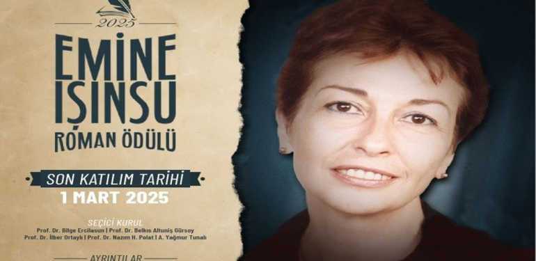 2025 Emine Işınsu Roman Ödülü başvuruları açıldı