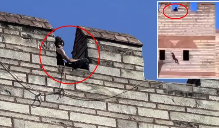 Cani Semih Çelik’in intihar ettiği anlarda surlarda gözüken gizemli şahsın müzakereci polis olduğu ortaya çıktı