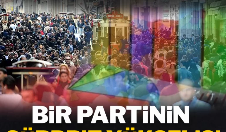 Son ankette bir partinin sürpriz yükselişi