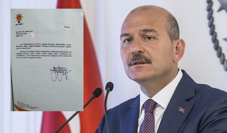 Süleyman Soylu’nun Ahmet Özer’e mektubu ortaya çıktı: Özür dileriz