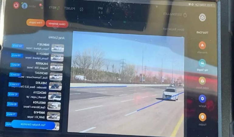 Polis yok diye aşırı hız yapanlar yandı! Yeni sistem devrede