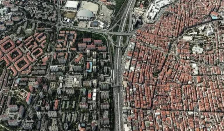 İki farklı İstanbul şehirleşmesi! Arada sadece yol var
