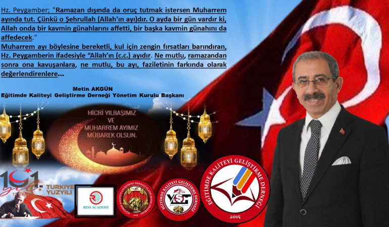 EKG Derneği Başkanı Akgün’den Muharrem Ayı Açıklaması