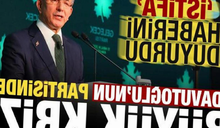 Ahmet Davutoğlu’na peş peşe kötü haberler! İstifa edeceklerini duyurdu…