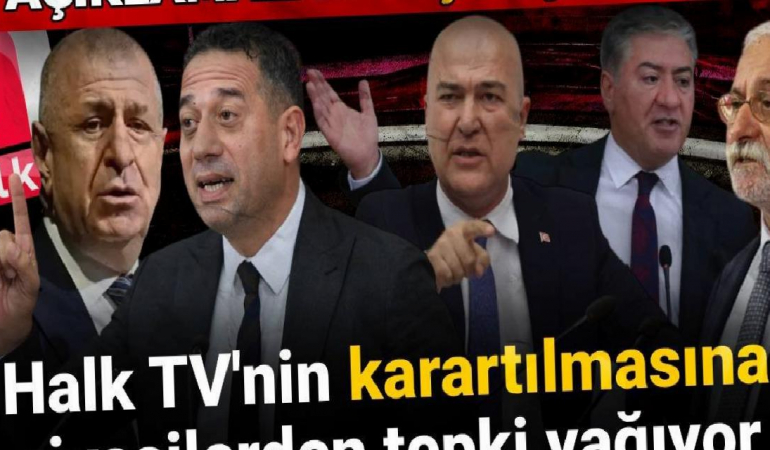Halk TV’nin karartılmasına tepki yağıyor: Açıklamalar peş peşe geldi