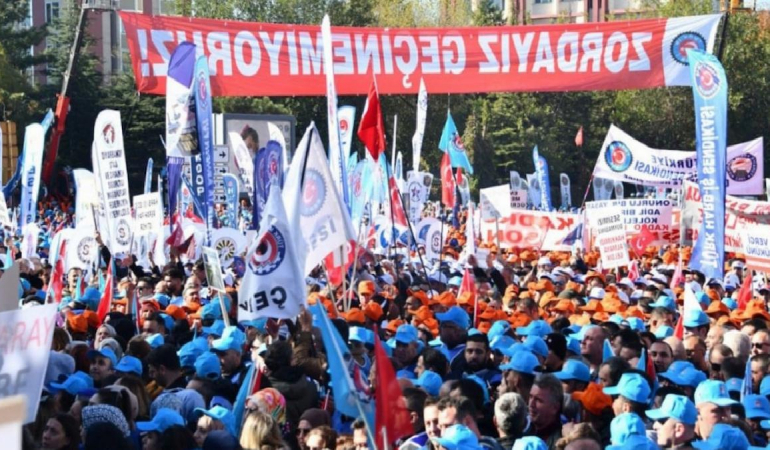 İşçi canını ortaya koydu iktidar bir zam yapamadı