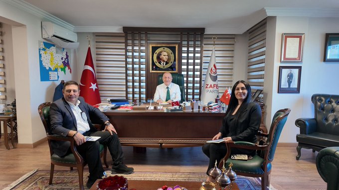 Uluslararası İnsan Hakları Yardımlaşma ve Dayanışma Derneği’nden Zafer Partisi’ne Ziyaret