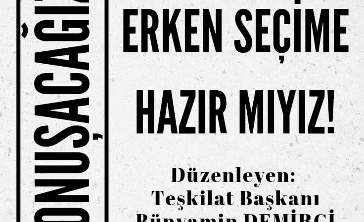 Zafer Partisi Çekmeköy’de “Erken Seçim” Semineri Düzenliyor