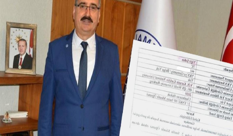 Rektörün oğluna sınavsız hukuk diploması