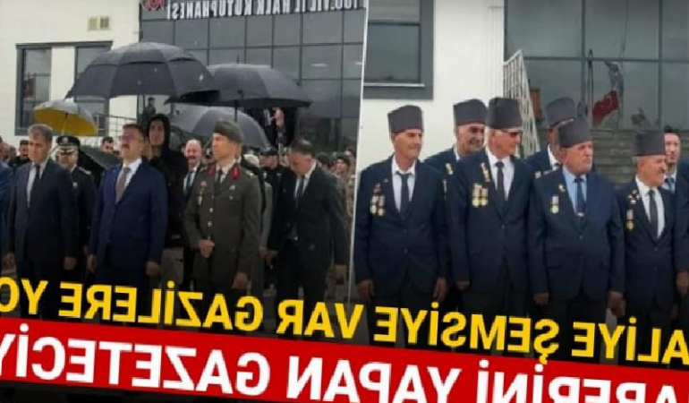 “Valiye şemsiye var gazilere yok” haberini yapan gazeteciye iki kez gözaltı